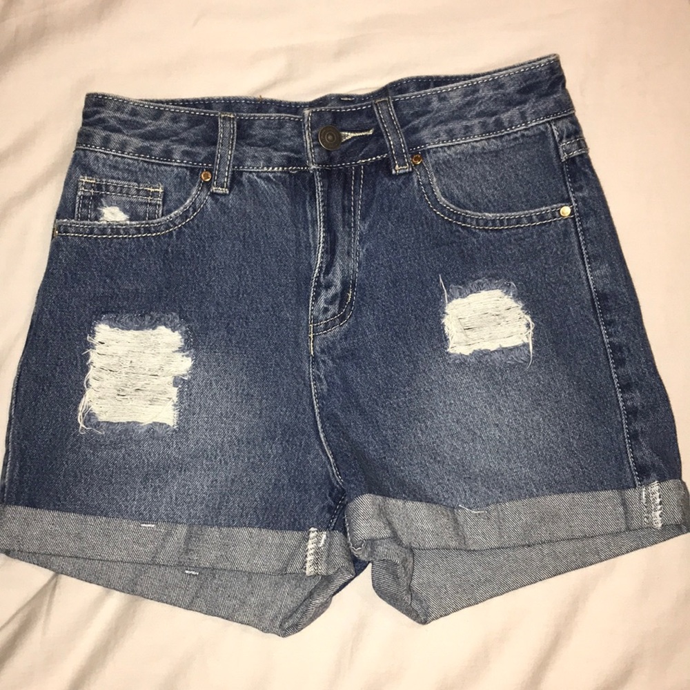 mom jean shorts